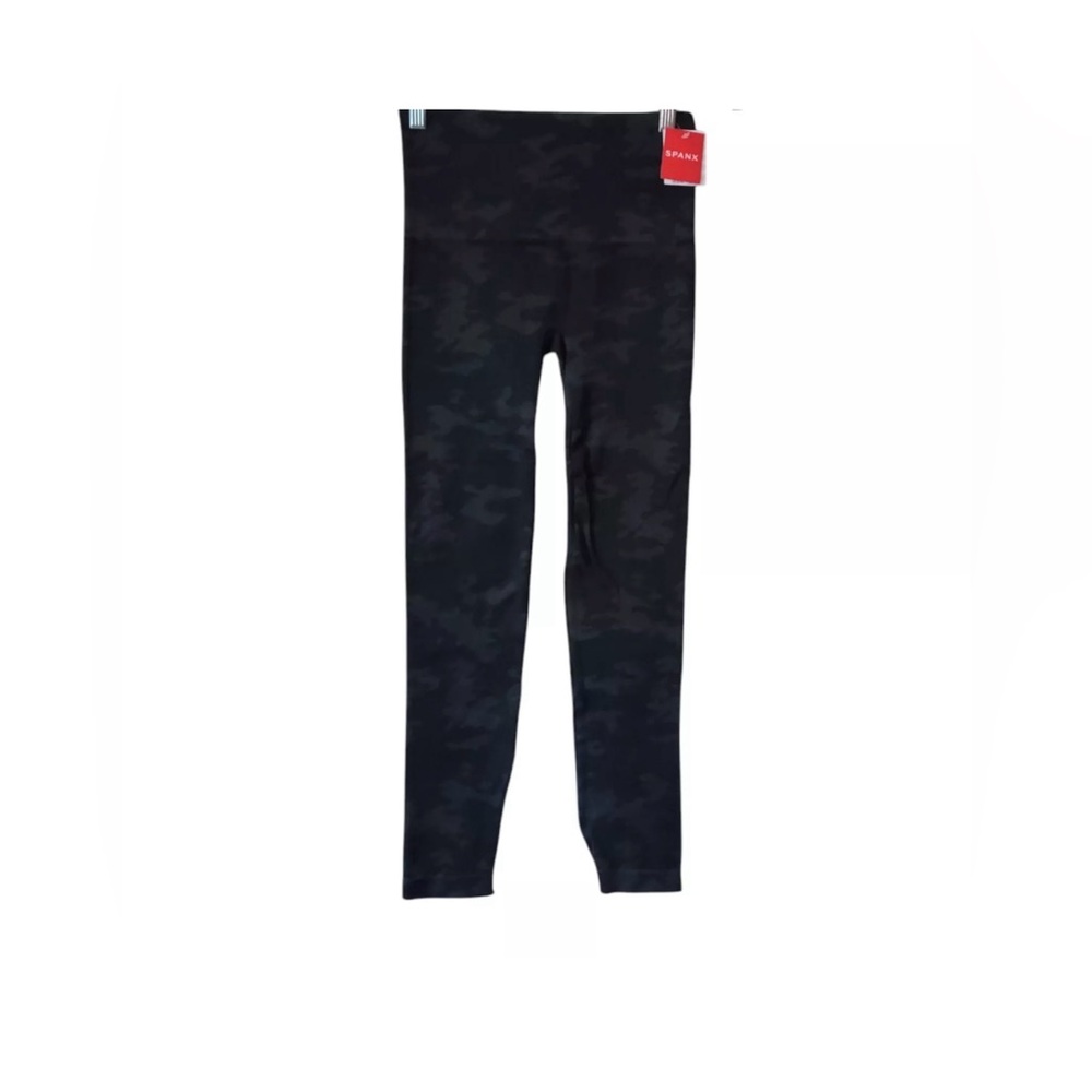 SPANX Women’s Look At Me Now Seamless Leggings Size Small 2-4 BlackCamo‎ Shaping - Picture 9 of 10